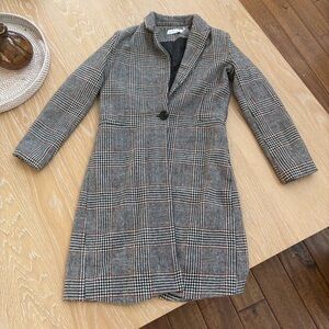 Petal & Pup Plaid Longline Coat